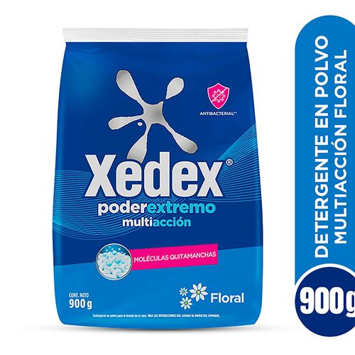Detergente en polvo Xedex Poder Extremo Multiacción en polvo - 900 g