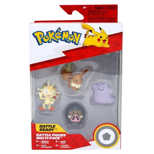 Figura Pokémon de batalla - 4 Pzas
