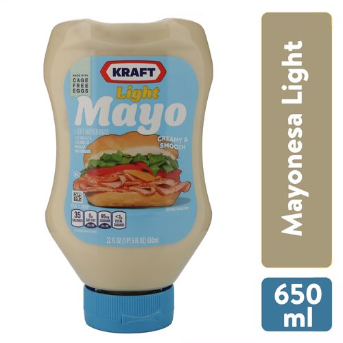 Mayonesa Kraft Light Creamy  Smooth 22oz