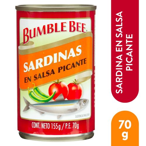 Sardinas Bumble Bee Sardinas En Salsa Picante- 155 g