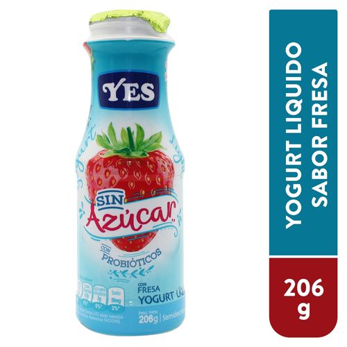 Yogurt Yes Liquido Fresa Light - 200ml