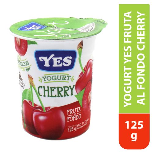 Yogurt Yes Fruta Al Fondo Cherry - 125 g