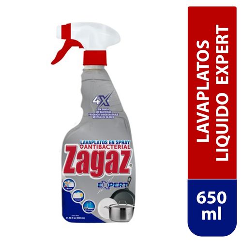 Lavaplatos líquido Zagaz expert spray -650 ml