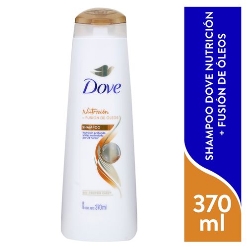 Shampoo Dove Óleo Nutrición Superior en Líquido - 370 ml