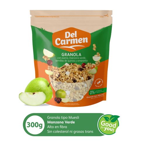 Granola Del Carmen Manzana Verde Quinoa - 300 g