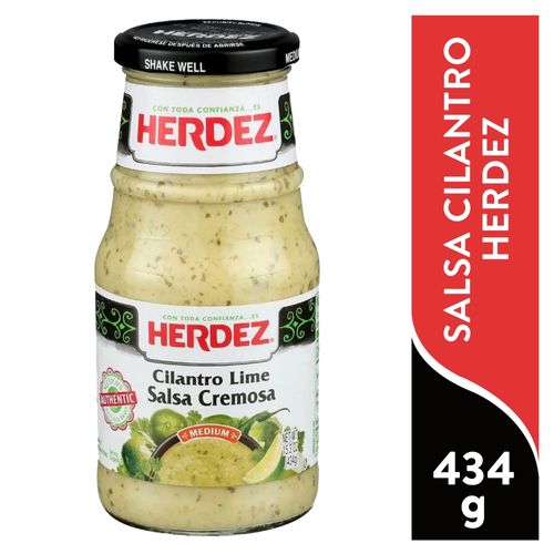 Salsa Herdez Cremosa Cilantro Lime - 434 g