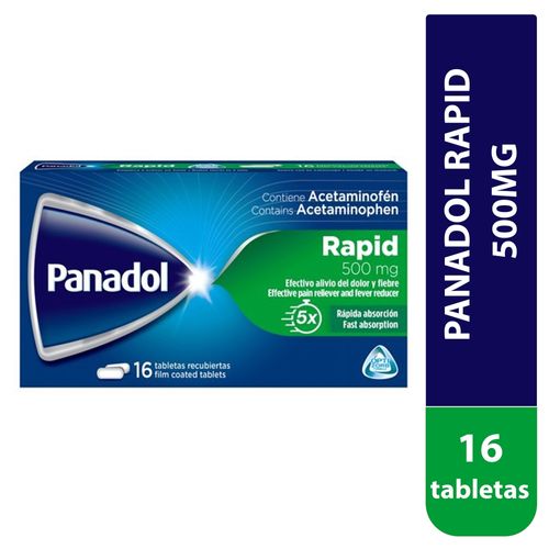 Panadol Rapid 500mg 16tab Ea