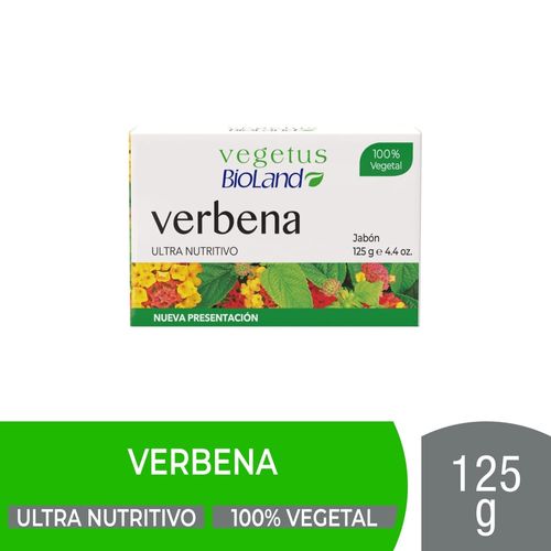 Jabón Corporal Bioland Verbena Ultra Nutritivo - 125 g