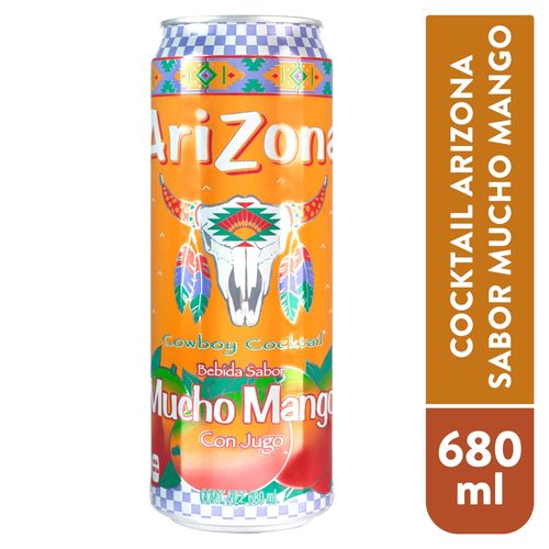 Te  Frio Arizona Con Sabor A Mucho Mango Lata -680ml