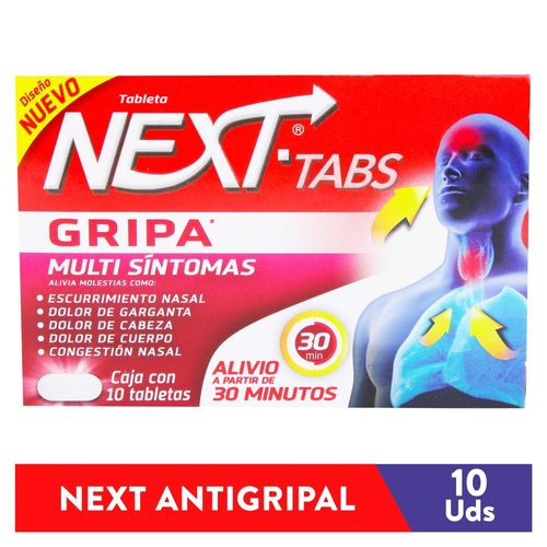 Next Alivio de la Gripe – 10 tabletas