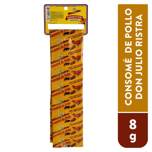 Consomé Don Julio De Pollo Ristra - 8 g