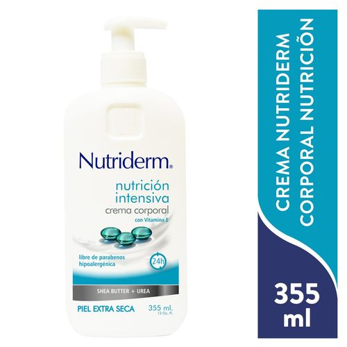 Crema Corporal Hidratante Nutriderm para el Cuidado de la Piel Seca - 354ml