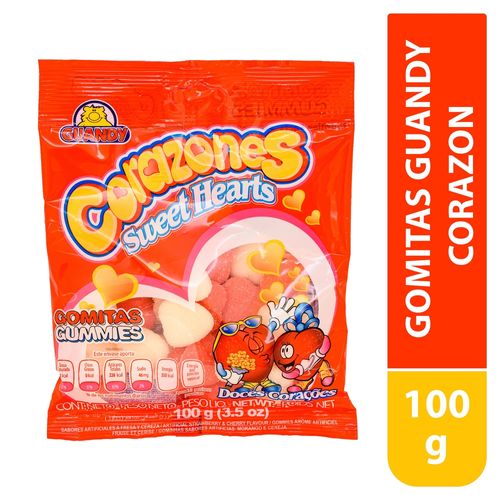 Gomita Guandy Forma De Corazón - 100 g