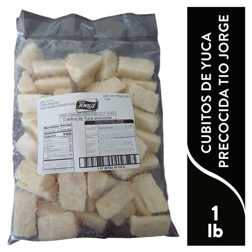 Tio Jorge Cubitos De Yuca Precocida 1 Lb