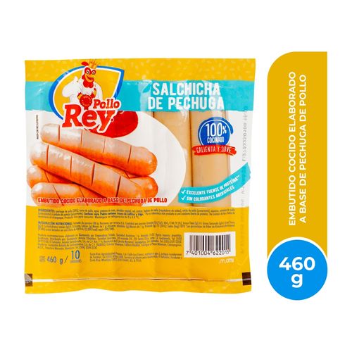 Salchicha Pollo Rey de Pechuga 10 Uds - 460 g