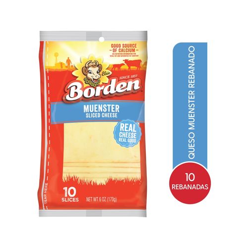 Queso Borden Muenster Rebanado - 170 g
