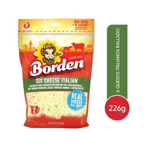 Queso Borden Mezcla Italiana Rallada - 226 g