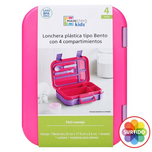 Herméticos y Refractarios Mainstays Kids Ms Set Hermetico Tipo Bento Accesorios