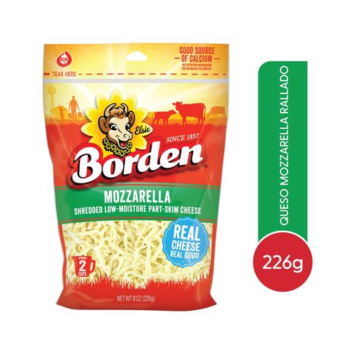 Queso Borden Mozzarella Rallado - 226 g