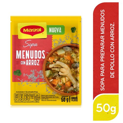 Sopa Maggi de menudos - 50 g