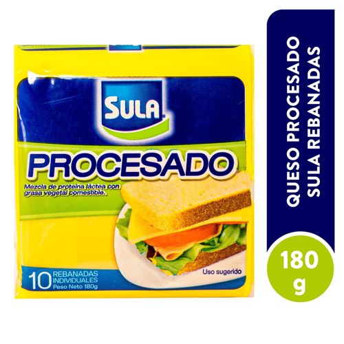 Queso Sula Procesado  10 Rebanadas - 180 g