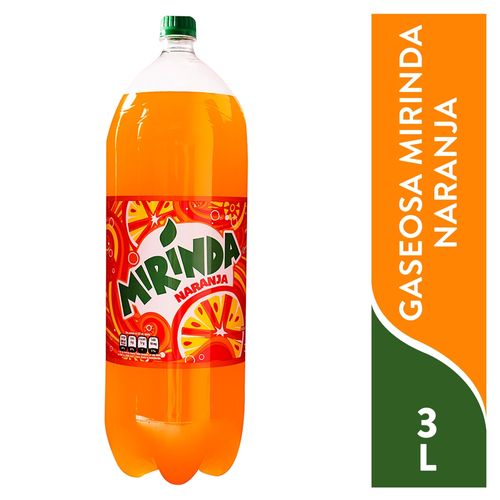 Gaseosa Mirinda Naranja - 3000Ml