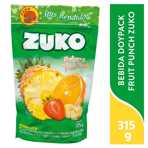 Bebida Zuko Doy pack Fruit Punch - 315 g