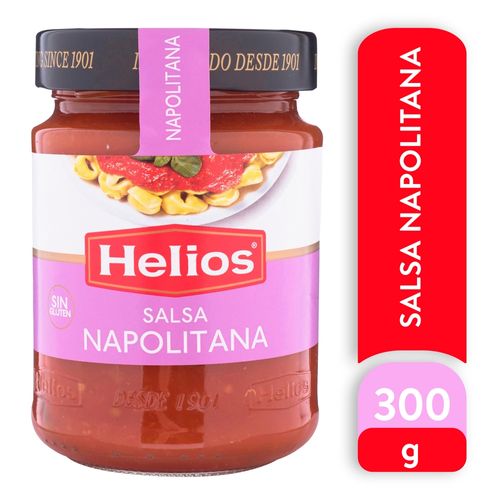 Salsa Helios Napolitana Envase De Vidrio - 300 g