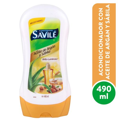 Acondicionador Savilé Argán y Sábila en Líquido - 530 ml