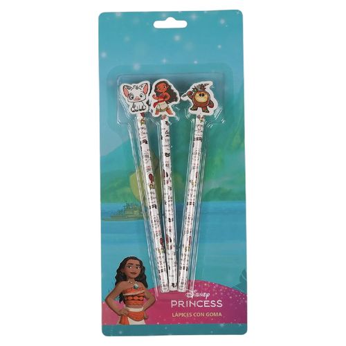 Moanna 3 Lapices De Grafito Con Diseno 3