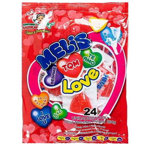 Paleta Chiclin Melis Love 264gr
