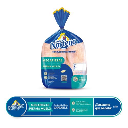 Piezas de Pollo Norteño Congelado Empaque - Precio Indicado por Libra