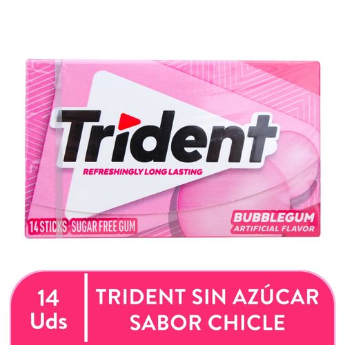 Goma Trident Bubblegum 14uni 26.6gr