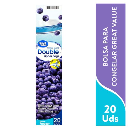 Bolsa Para Congelar Great Value 20U