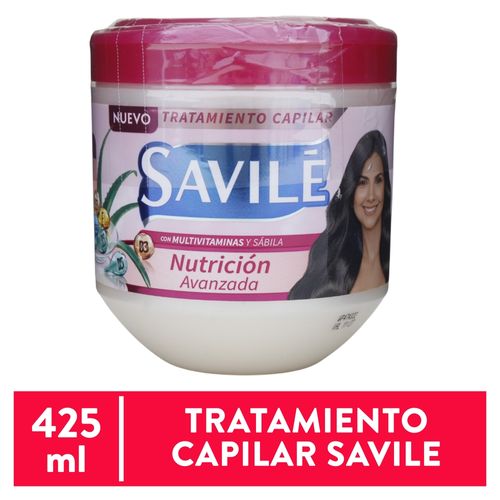 Tratamiento capilar Savilé multivitaminas y sábila en líquido - 425 ml