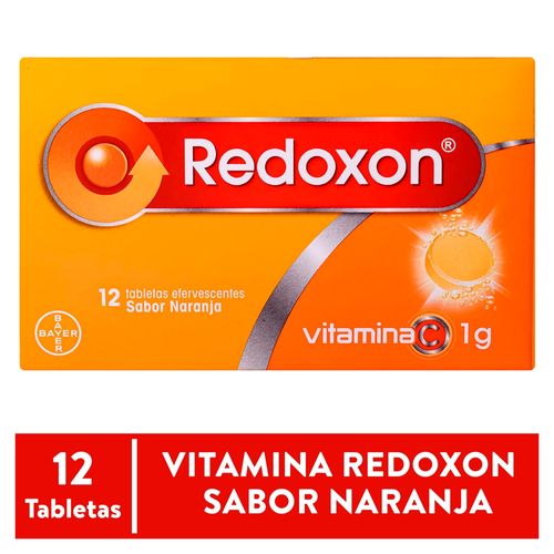 Redoxon sabor naranja caja 12 tabletas efervecentes - Precio indicado por caja