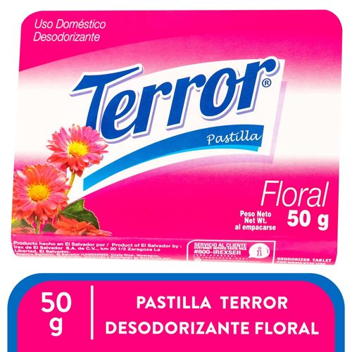 Pastilla Desodorante Terror Floral -  50 g