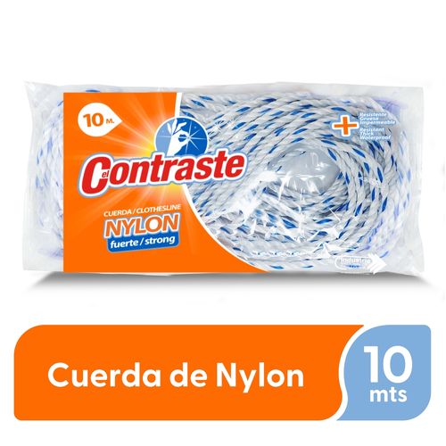 Cuerda El Contraste Nylon 10 Metros 1ud