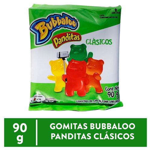 Gomitas Bubbaloo panditas clásicas - 90 g
