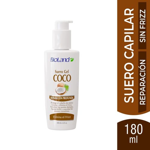 Suero Gel Bioland Coco Reparación Profunda - 180 ml