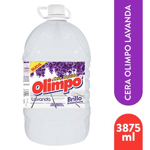 Cera Olimpo Para Piso Liquida Lavanda - 3875ml