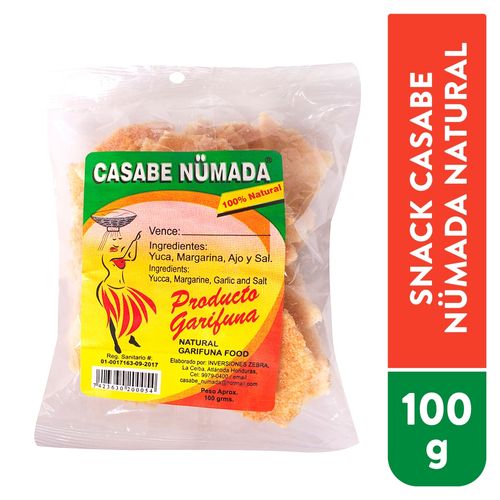 Pan Numada De Casabe Bolsa - 100 g