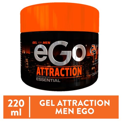 Gel Ego Attraction Men Negro en Gel - 220 ml