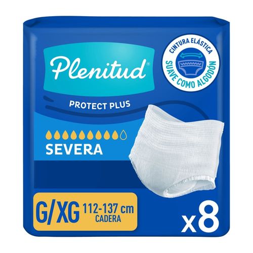Pañal para adulto Plenitud protect plus G/XG - 8 Uds
