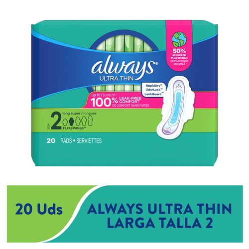 Toalla Always Ultr Thin 20u