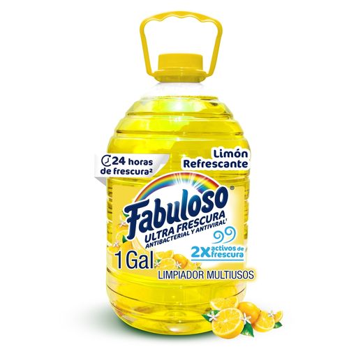 Desinfectante Antibacterial Limón Refrescante Fabuloso Frescura Activa 1 gal
