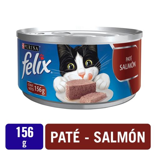 Comida húmeda para Gatos Felix Paté Salmon 156 g