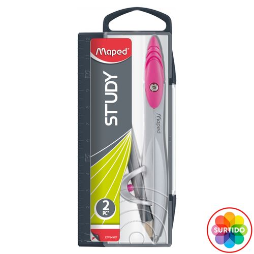 Compás Maped Metal Escolar con Lápiz