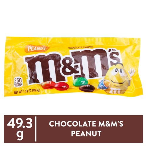 Chocolate M&M's Peanut Single -1.74Oz