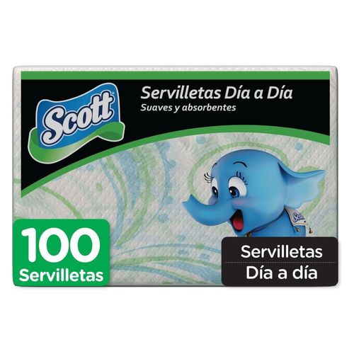 Servilletas Scott Decorada - 100 Unidades
